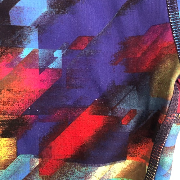 Athleta Colorburst Sonar Leggings size Large - Picture 7 of 16